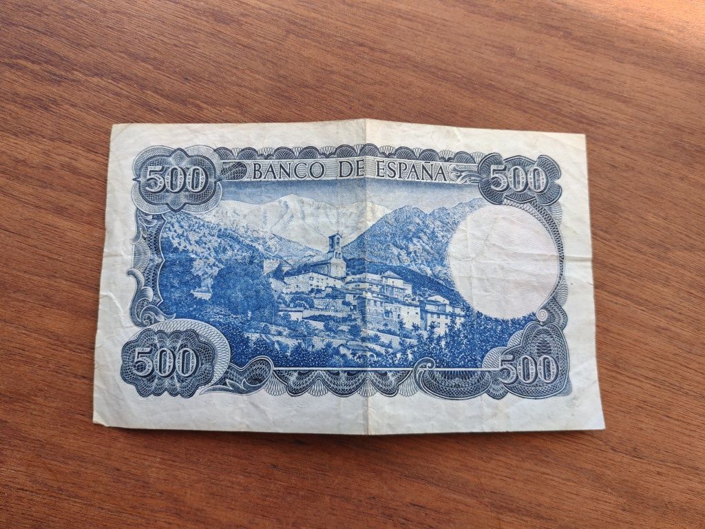 Nota 500 pesetas