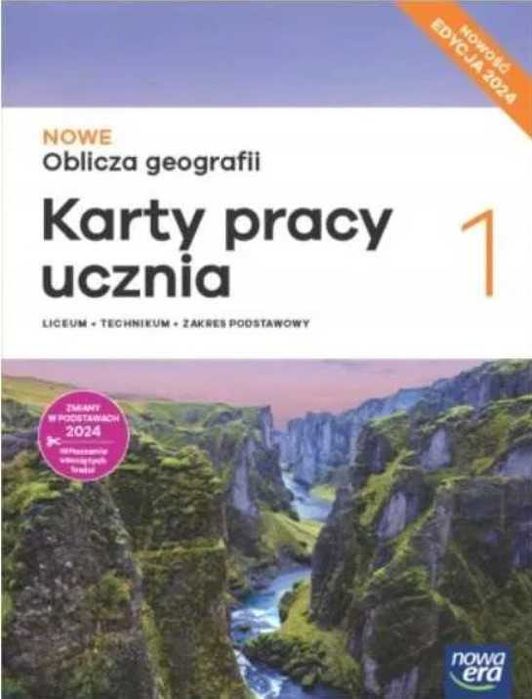 Karty pracy Oblicza geografii 1 ZP Nowa Era Edycja 2024
