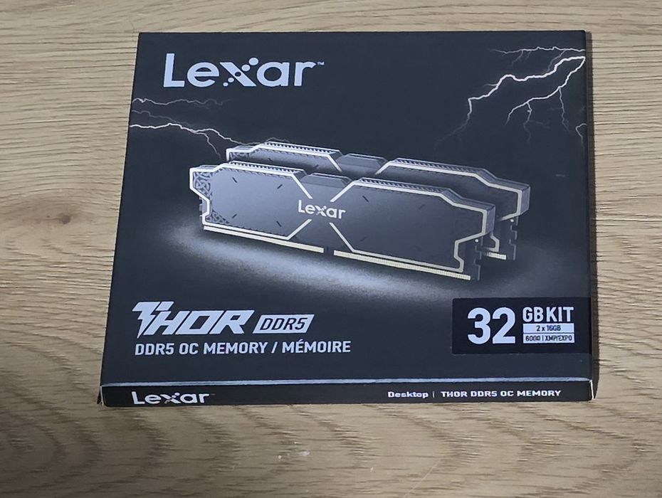 DDR5 Lexar Thor 6000 MHz 32 GB (2x 16 GB), nowe