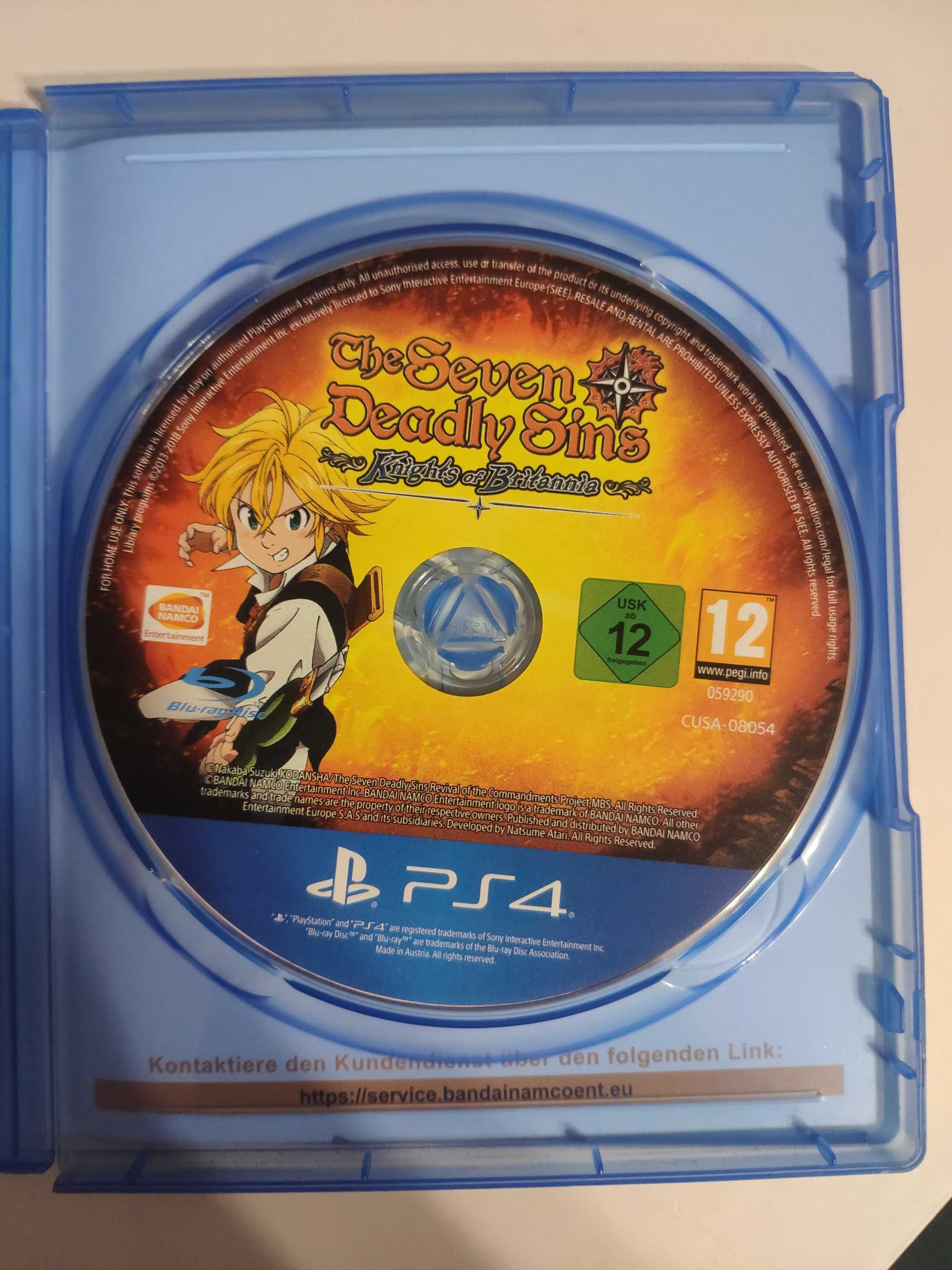 Gra PS4/PS5 Playstation - The Seven Deadly Sins : Knights of Britannia
