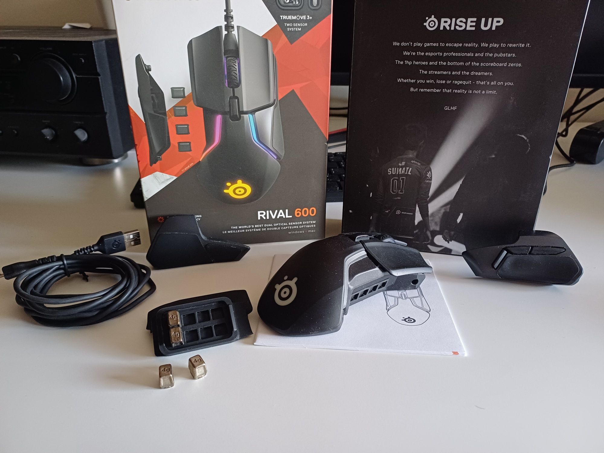 Myszka Steelseries rival 600 gamingowa