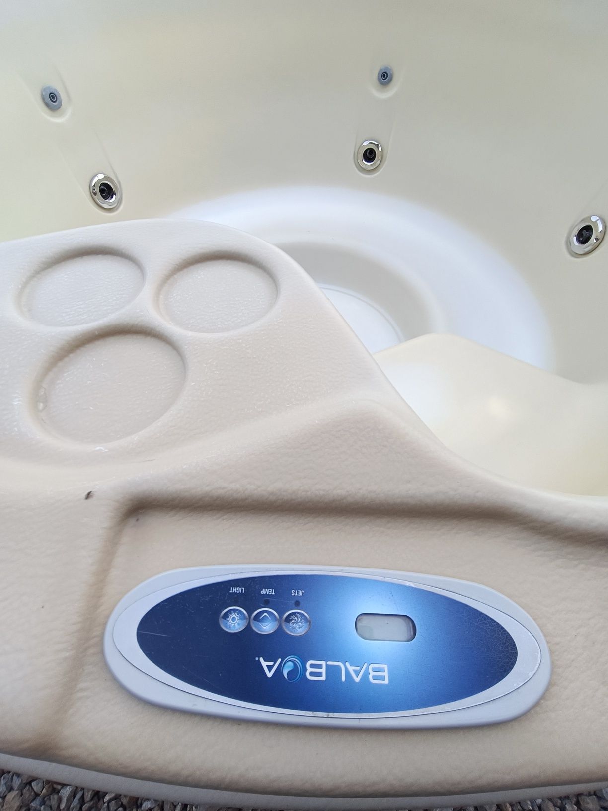 Jacuzzi okragle ogrodowe całoroczne 180 cm system Balboa