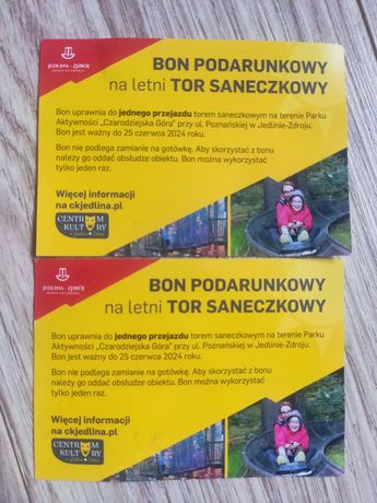 Voucher na zdjazd saneczkowy Jedlina