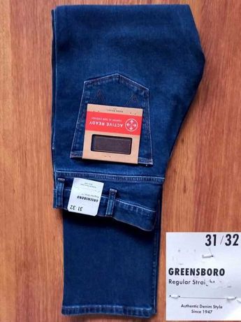 Nowe, męskie jeansy Wrangler. Greensboro, rozmiar 31 / 32