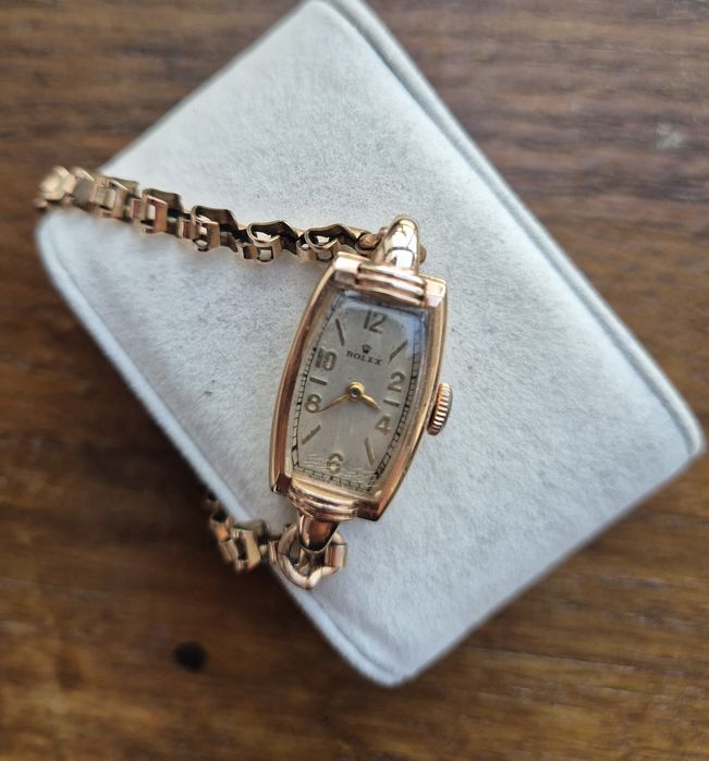 Złoty Rolex 10c próba 417 damski stary