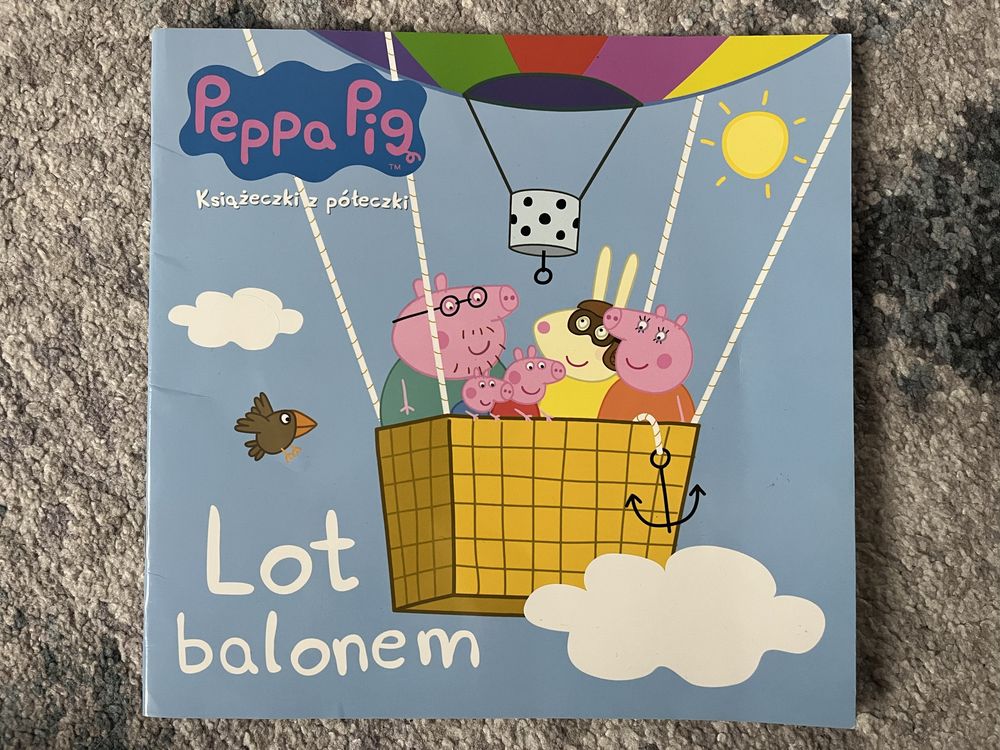 książki i puzzle Świnka Peppa Pig magnesy