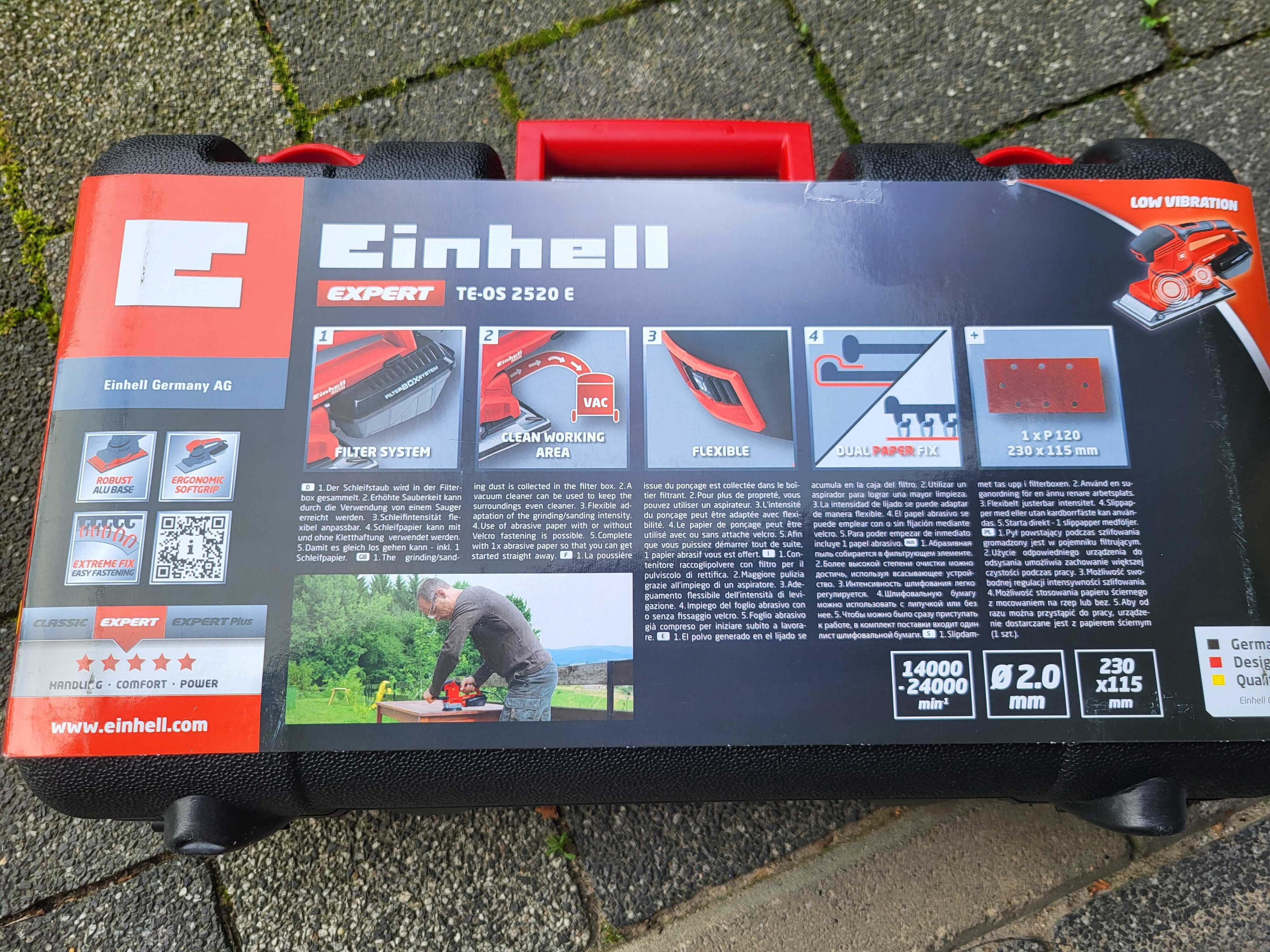 Szlifierka oscylacyjna Einhell TE-OS 2520E