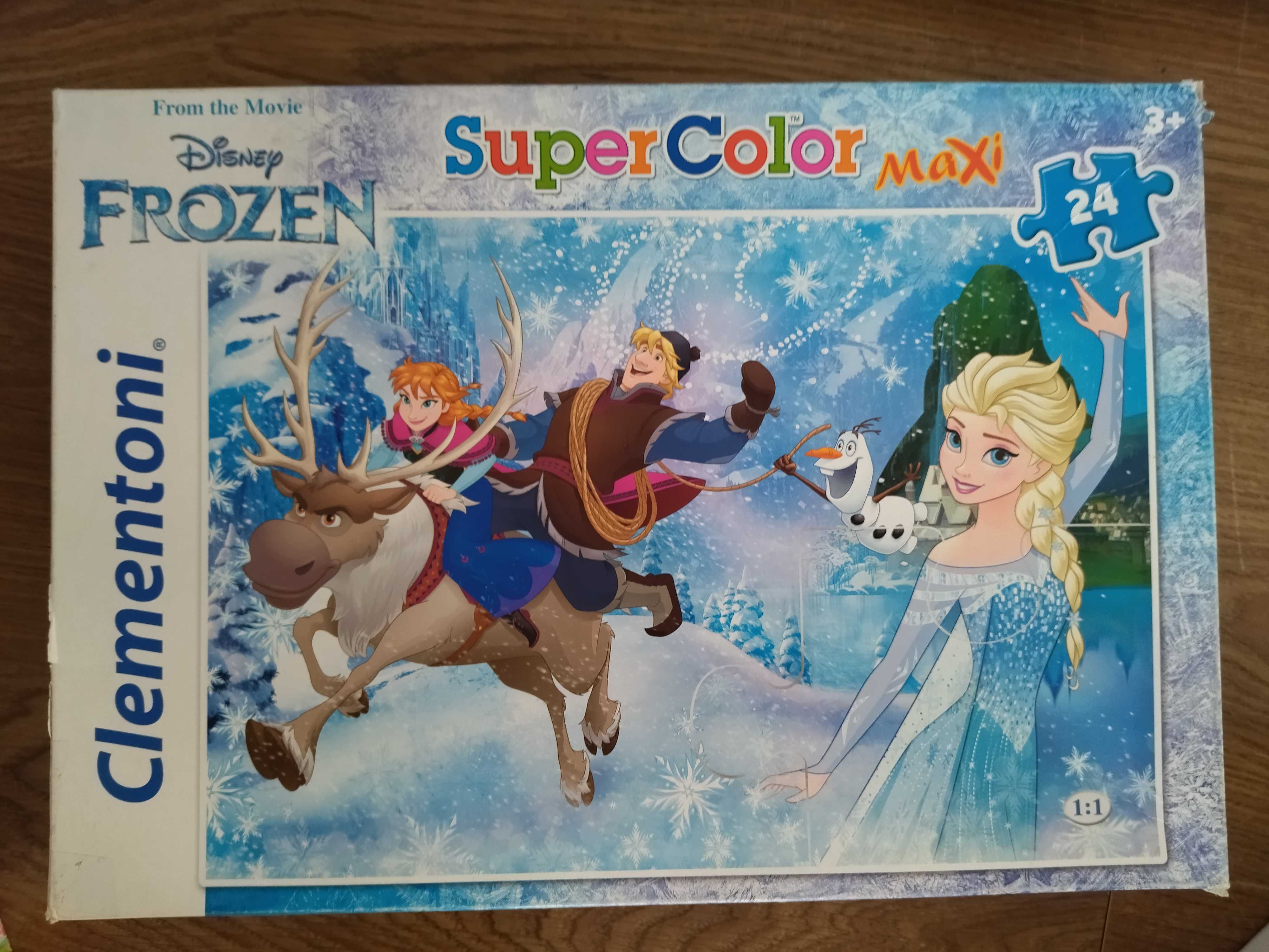 Puzzle maxi 24 elementy, Kraina lodu