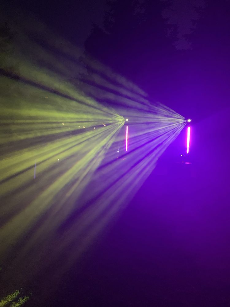 Glowy ruchome led 100wat pryzma gobo