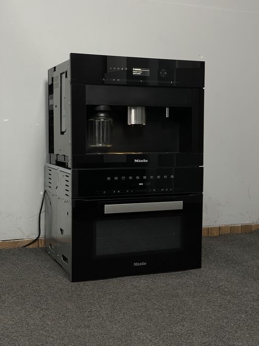 ТОПОВИЙ КОМПЛЕКТ MIELE: Духова шафа СВЧ H 7240 з Кавомашиною CVA 6401