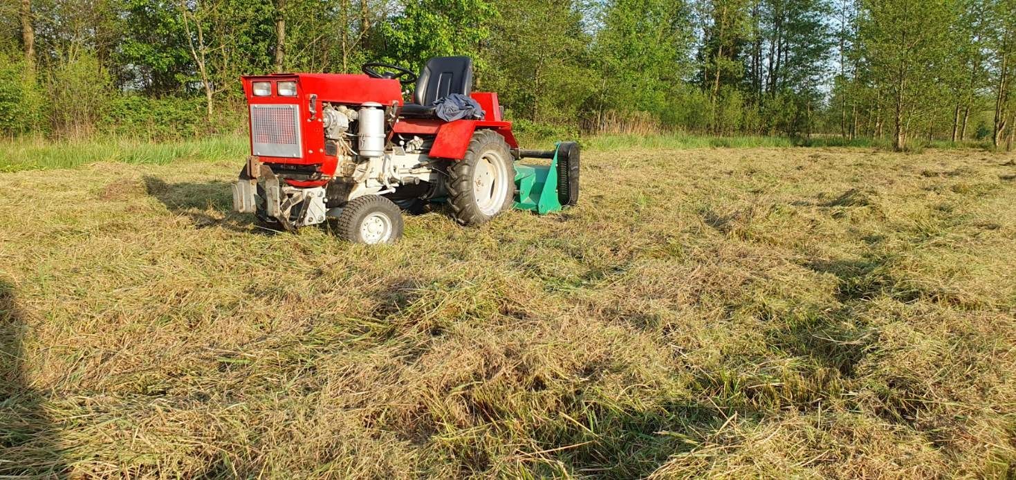 Traktorek Hako z glebogryzarką