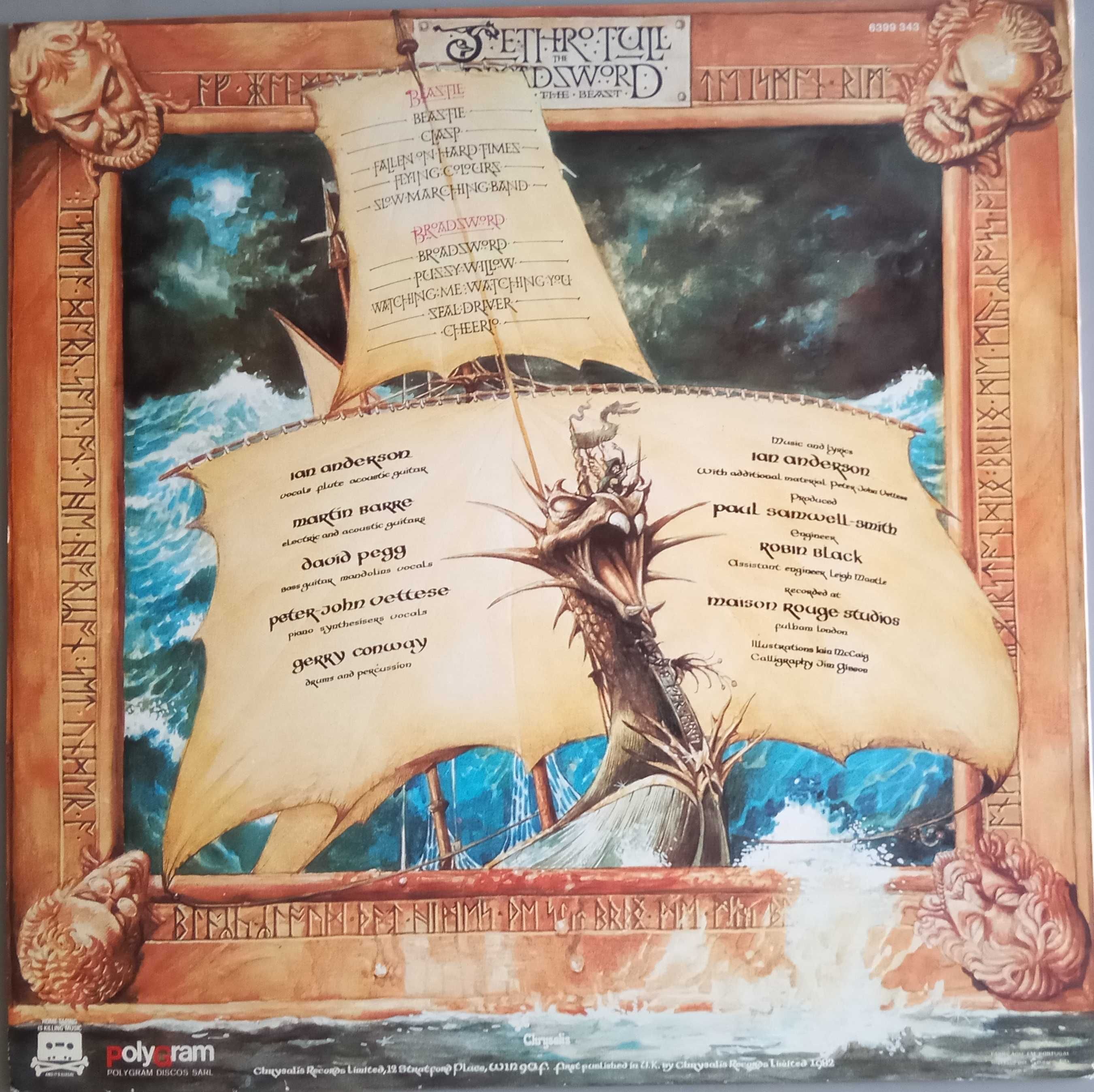 Jethro Tull - - - - - Broadsword and the Beast - - - - - LP