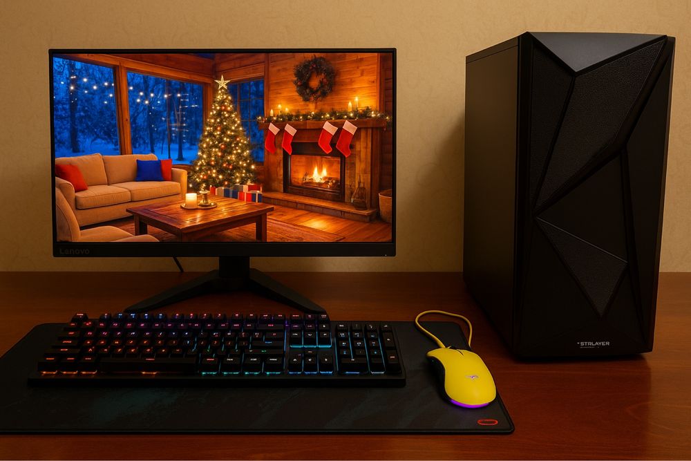 Игровой ПК iGame GTX 1080 8GB/32GB DDR4/Ryzen 5 3500/Монитор 165ГЦ 2К