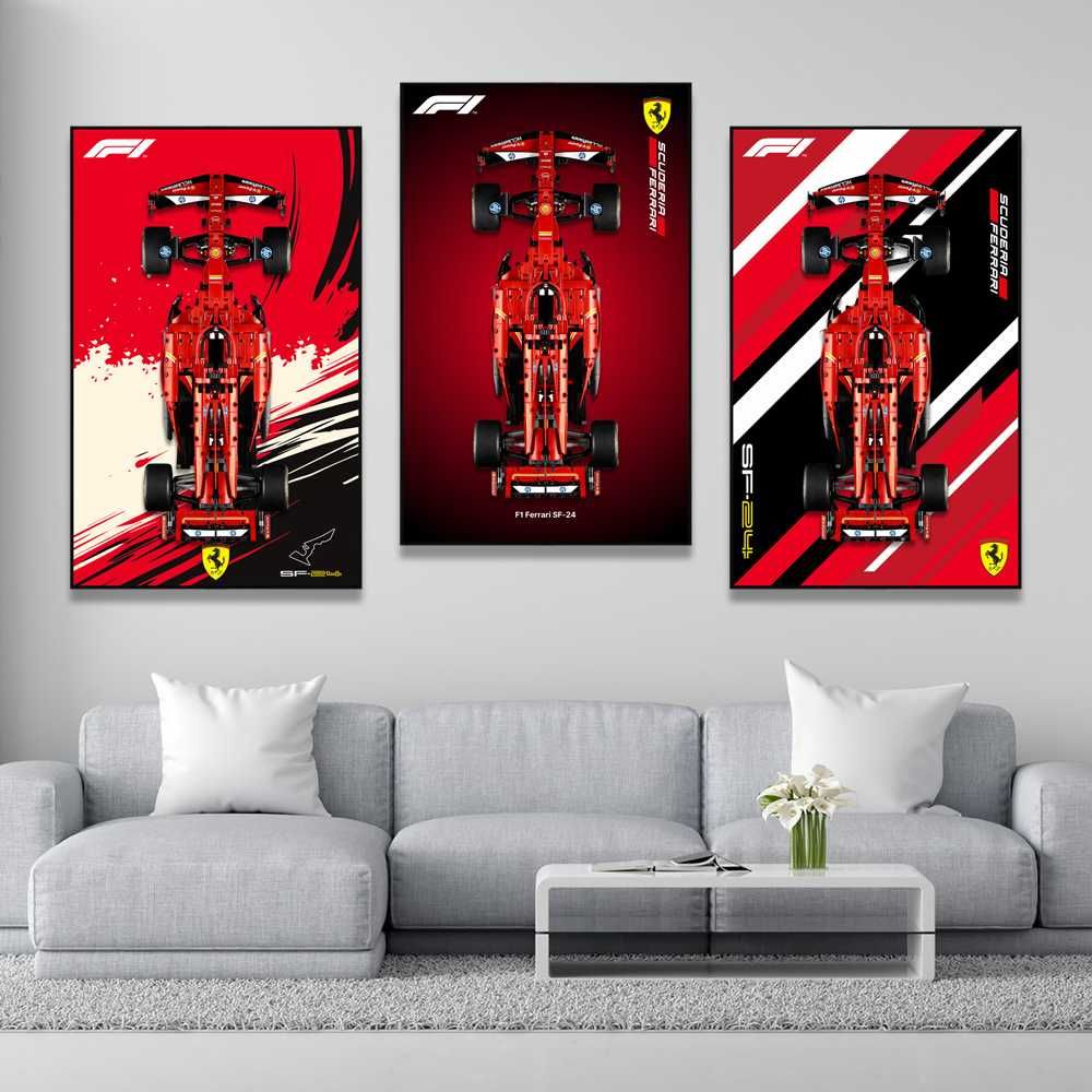 Ramka do ekspozycji ściennej LEGO SF-24 Ferrari F1 42207