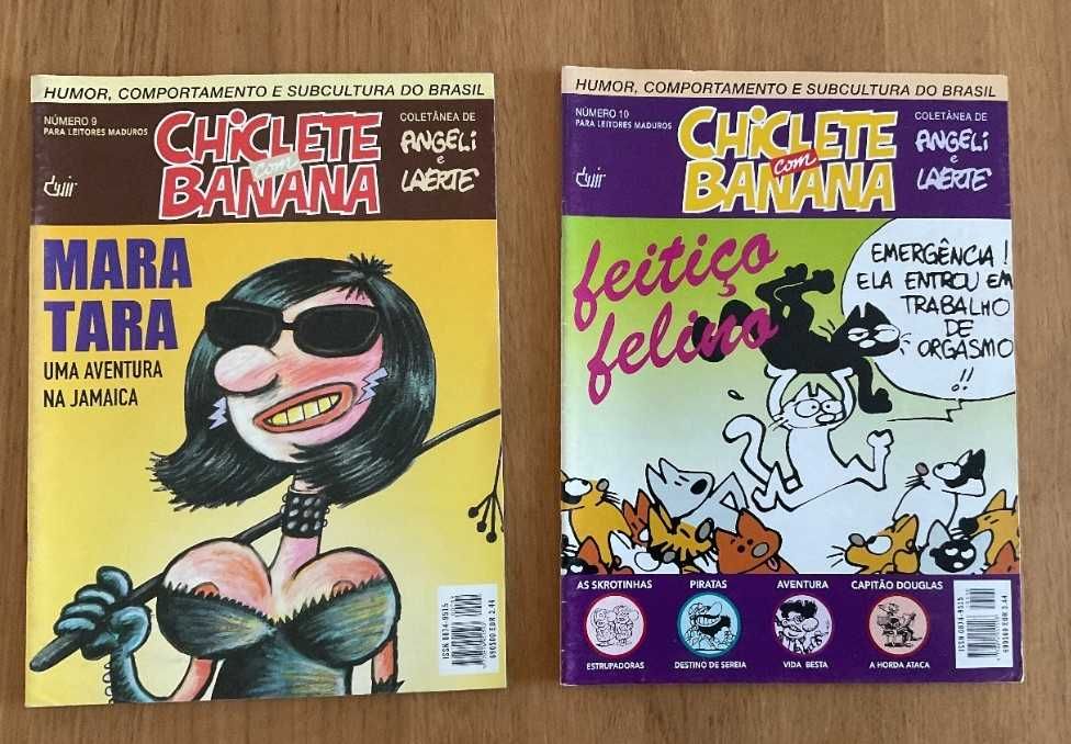 Revistas banda desenhada CHICLETE COM BANANA e SKROTINHOS