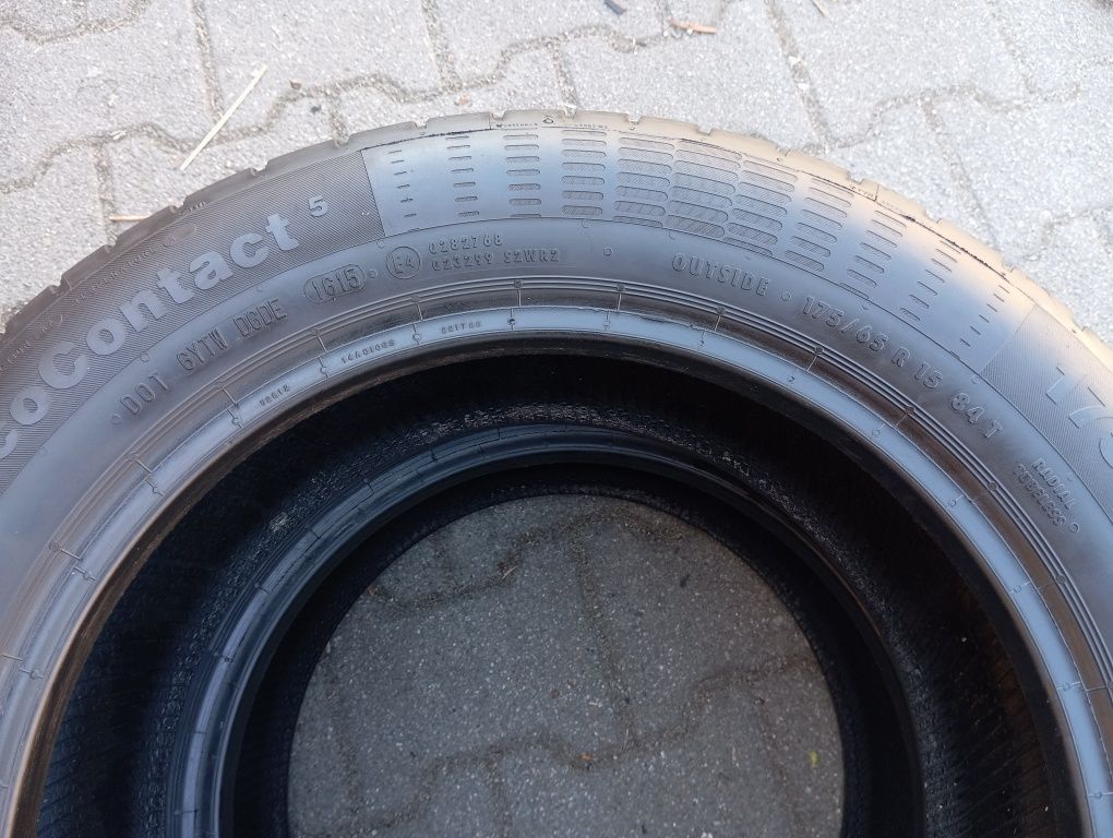 2szt lato Continental 175/65/15 gumy 6,5