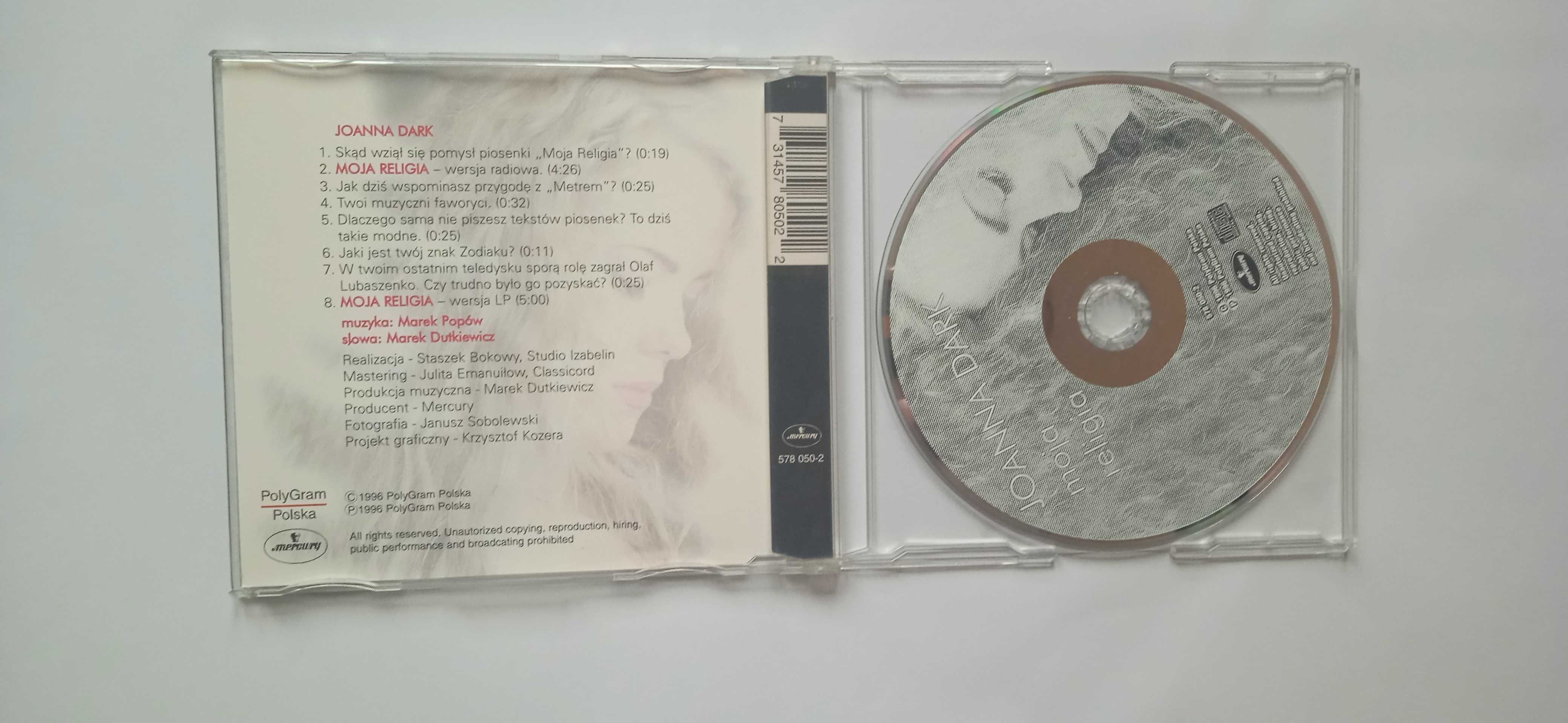 singiel CD "Moja religia" Joanna Dark
