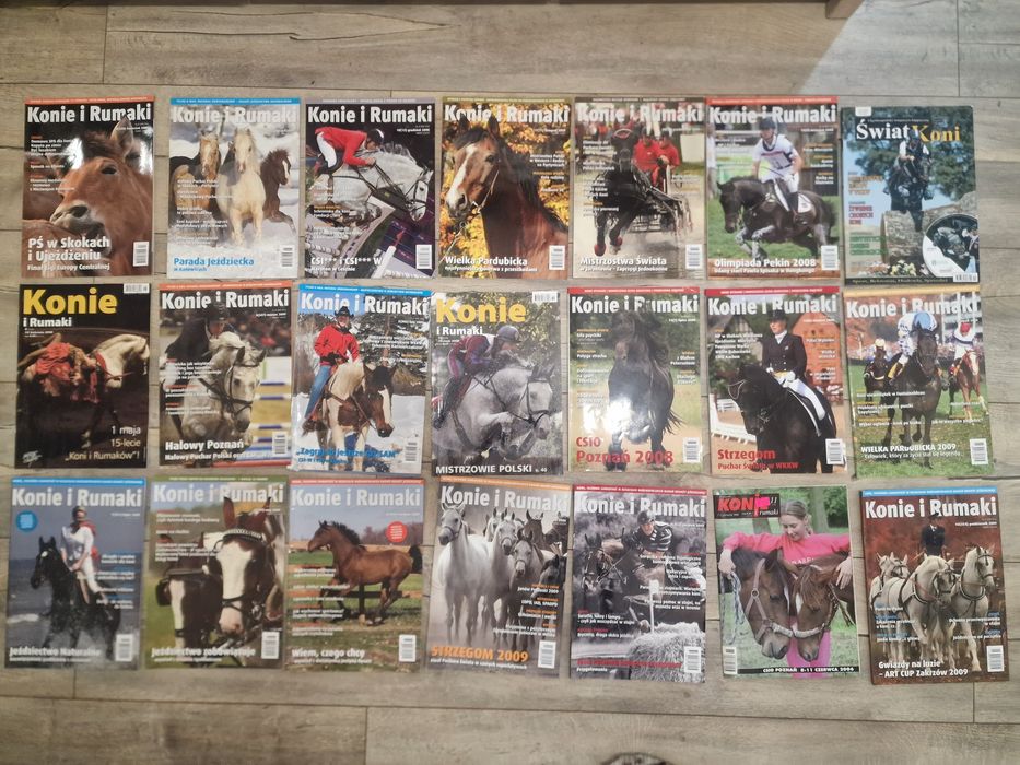 Konie i Rumaki CZASOPISMA zbiór archiwum