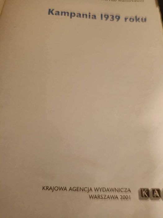 Kampania 1939 roku Dzieje Narodu i Państwa Polskiego - Wieczorkiewicz