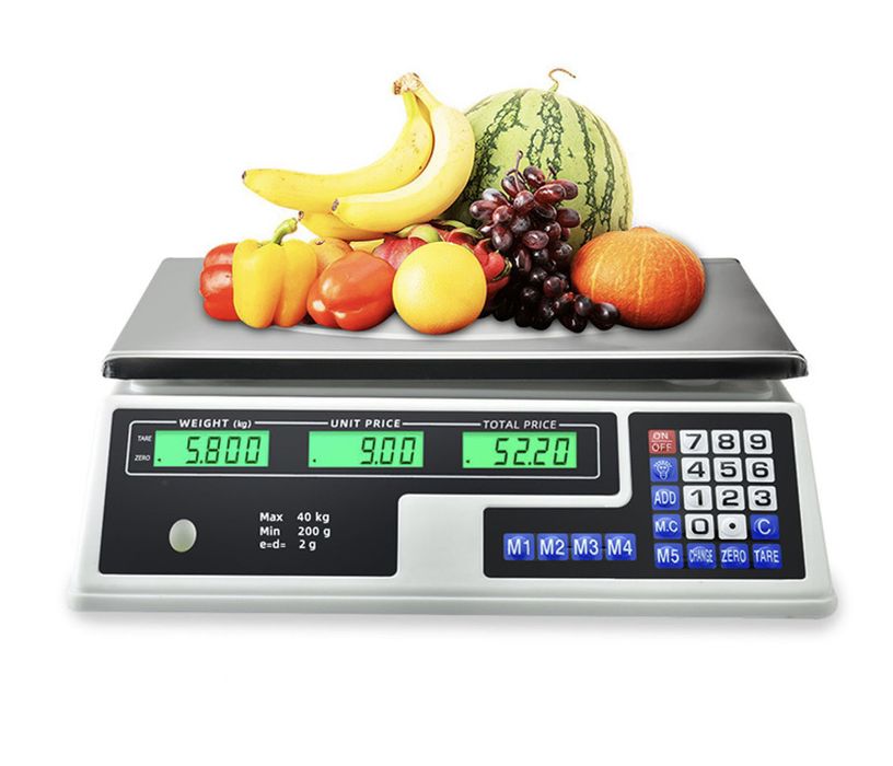 Balança digital e de frutas/legumes