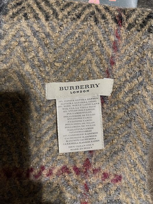 Шарф Burberry зимовий