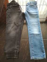 Jeansowe chłopięce r 128 (wymiary)