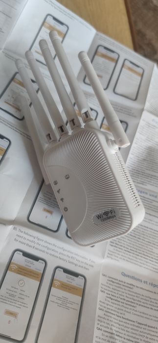Мережевий бездротовий адаптер 1200 Мбіт/с. 2.4G / 5G, роутер, репитер