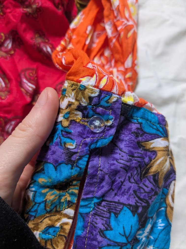 Koszula kolorowa wzorzysta patchwork hippie Boho etno