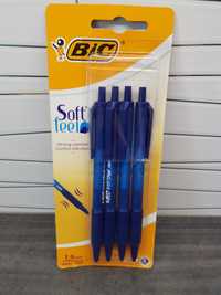 Długopisy Bic Soft Feel niebieskie 4 szt