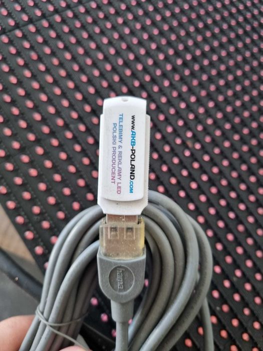 Reklama Red 96x32 czerwona z USB i WIFI