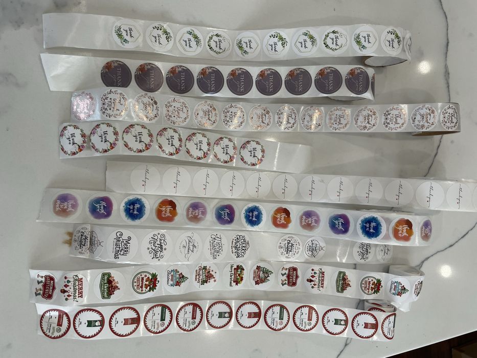 Autocolantes/ para Revenda (6350) Para ofertas, embrulhos e afins