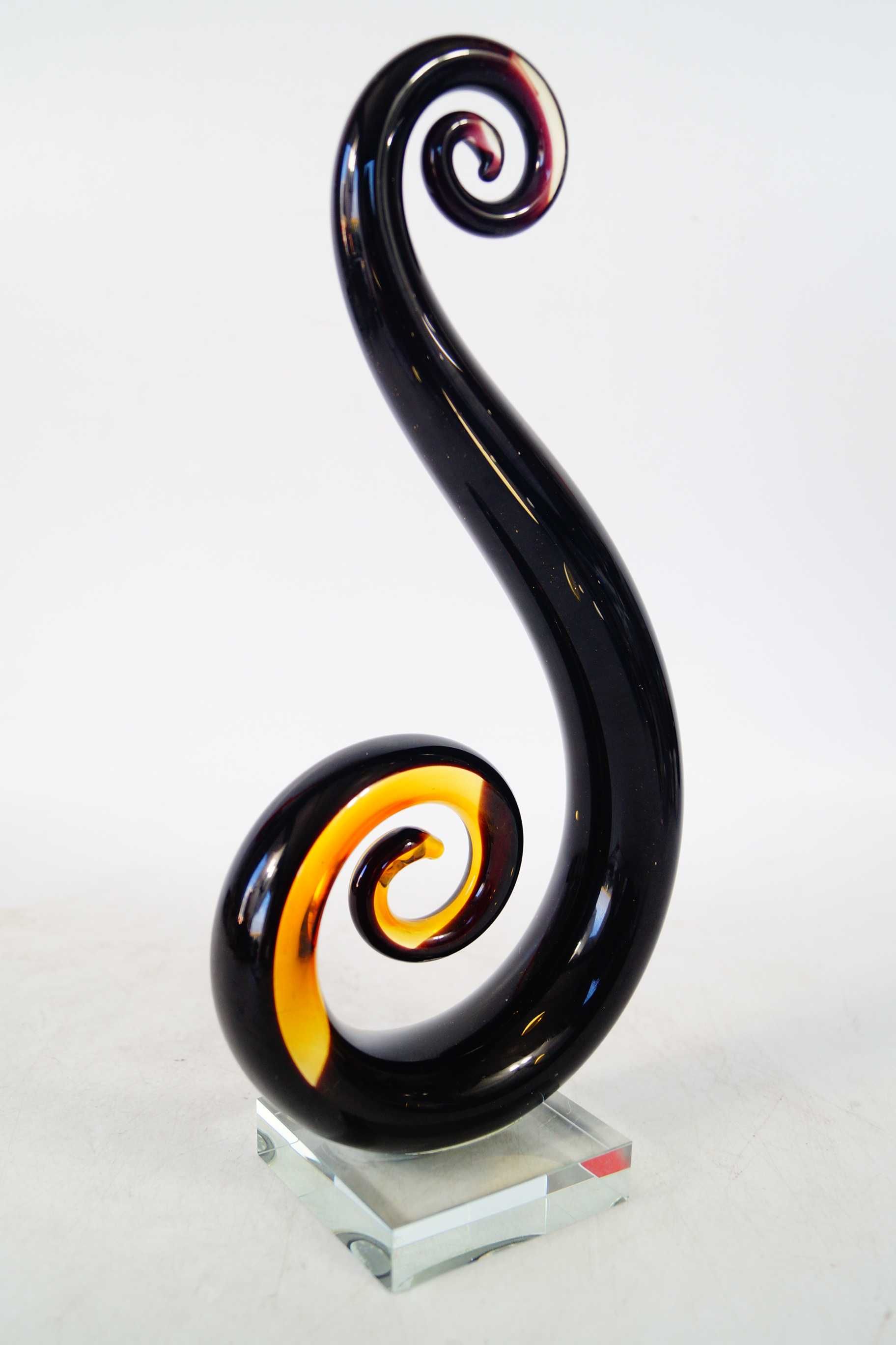 Szkło murano style dekor zawijas 8 figurka