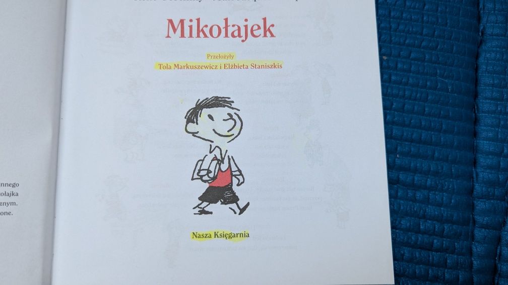 Mikołajek książka w twardej okładce