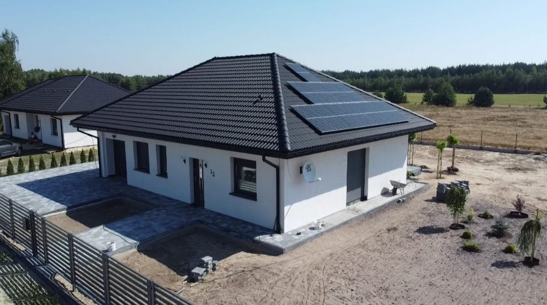 Dom parterowy energooszczędny 116.5m2 z działką 9-10 arów