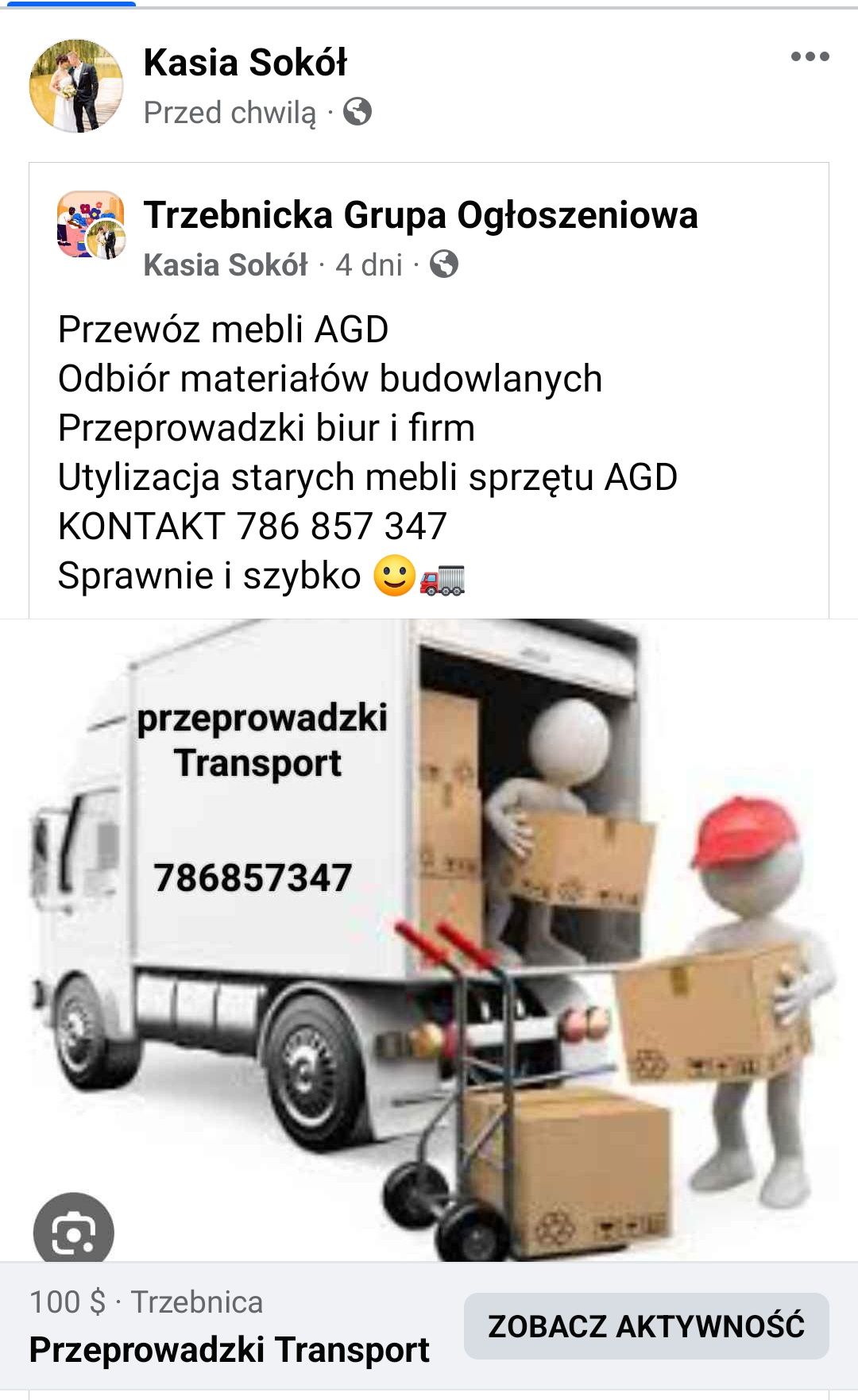 Przeprowadzki Transport