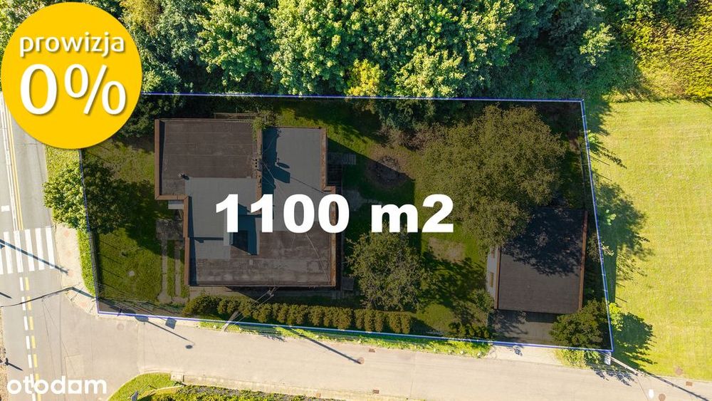 Dom przy lesie - 2 garaże i komórka