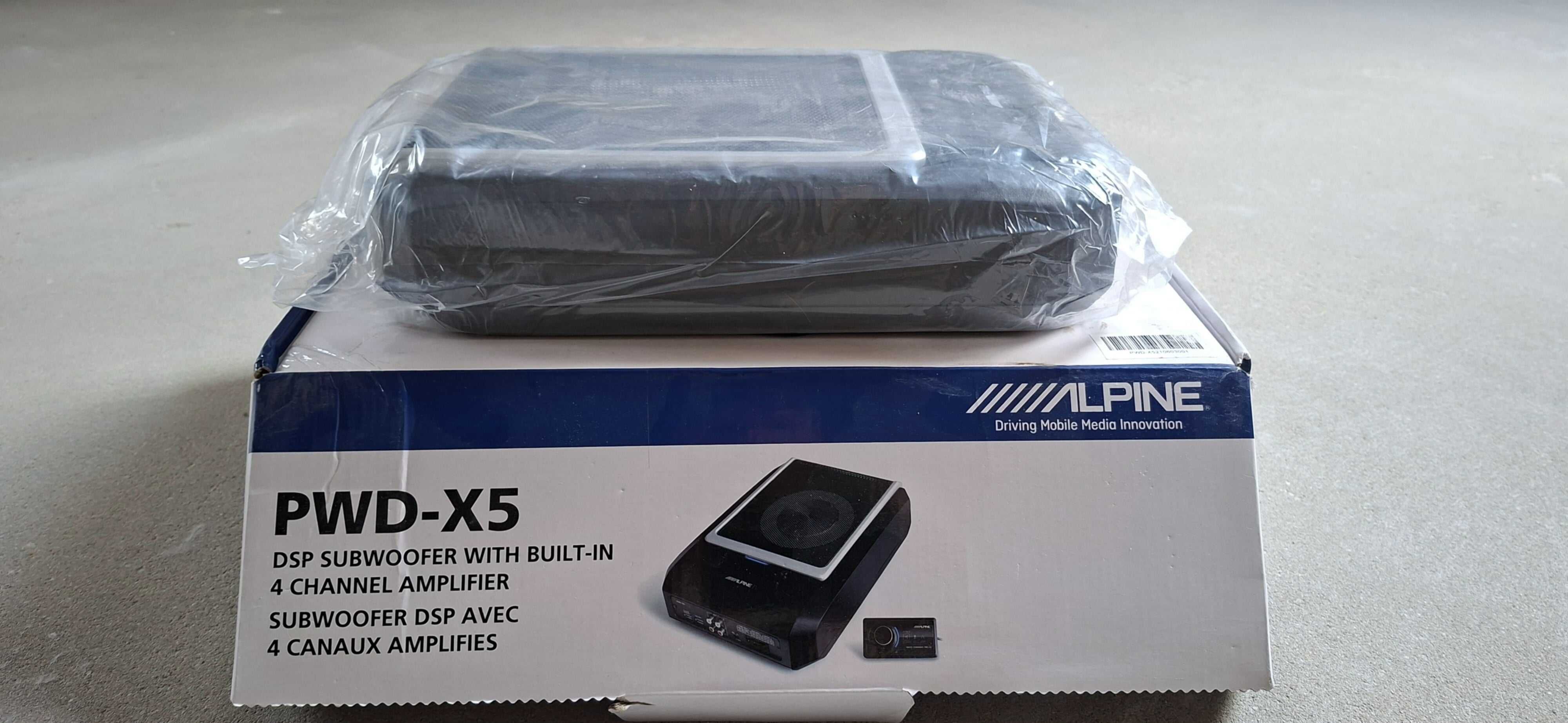 Subwoofer ALPINE PWD-X5 z DSP