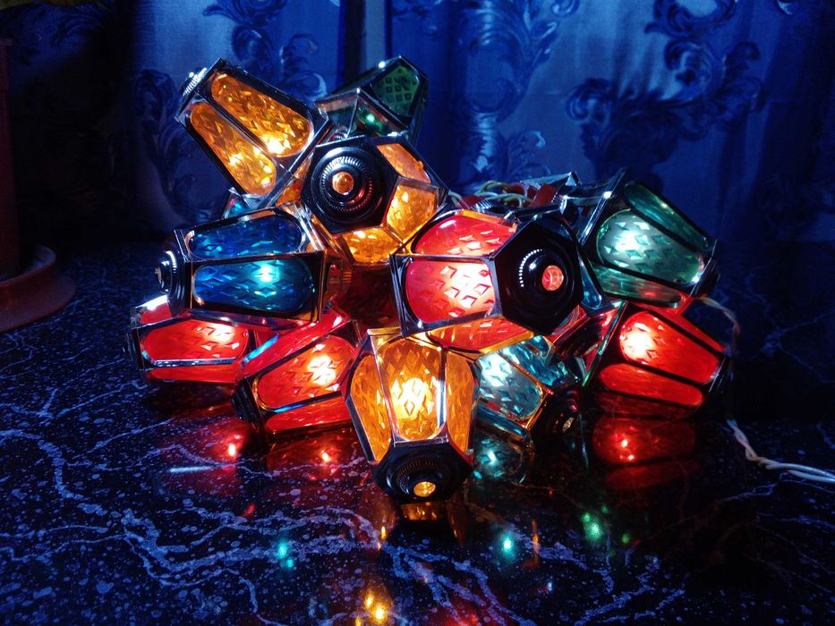 Новогодняя гирлянда СССР.