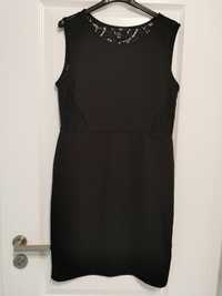 Sukienka mała czarna koronkowa M H&M
