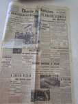 raro jornal DN Inauguração B2 OTA FAP Força área portuguesa 1940
