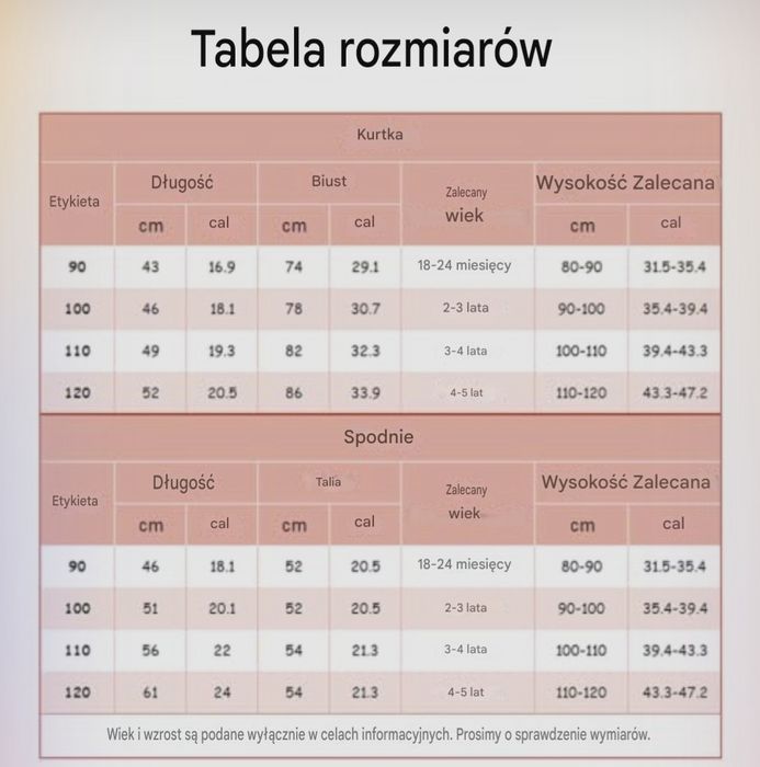 Kombinezon zimowy, rozmiar 110