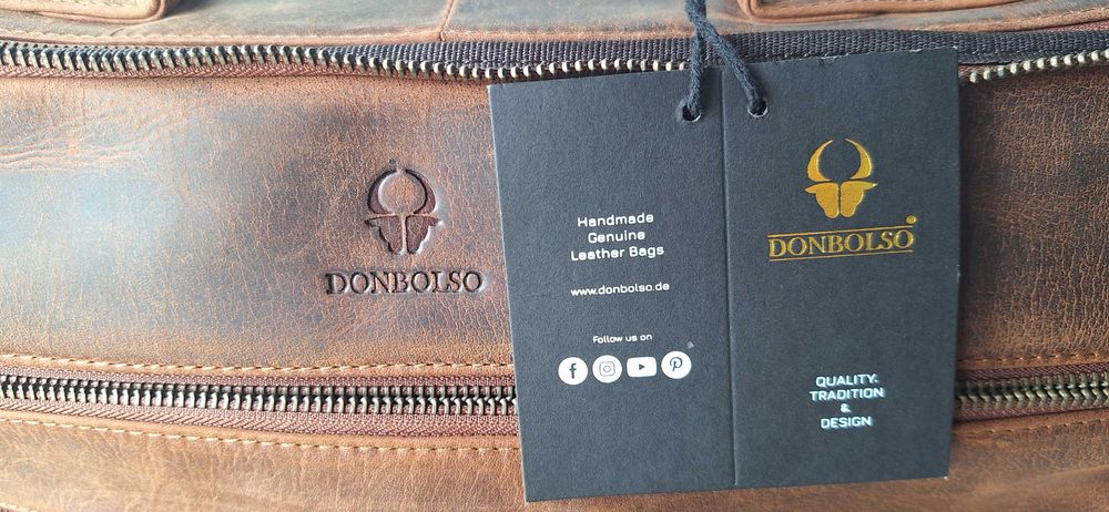 Torba na laptopa skórzana DONBOLSO San Francisco XL