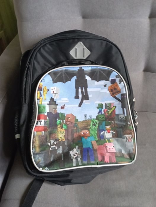 Plecak szkolny wielokomorowy Minecraft GOJOY Wielokolorowy