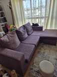 Sofa chaise longue reversível