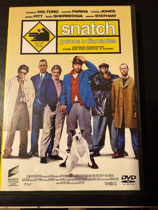 DVD do filme Snatch porcos e diamantes