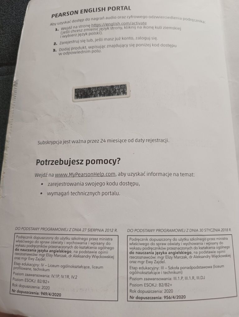 Język angielski high note 4 podręcznik