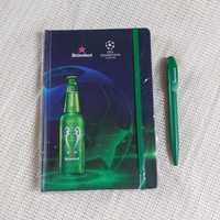 Heineken długopis + zeszyt A5 Champions League