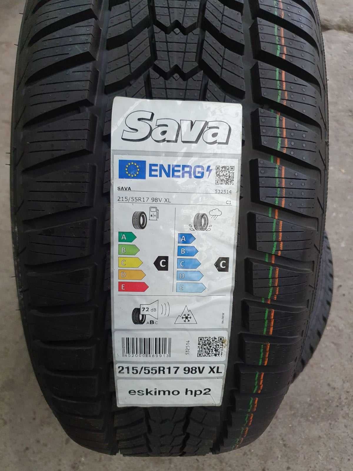 4x Sava  Eskimo HP2  215/55r17  Nowe 2022r