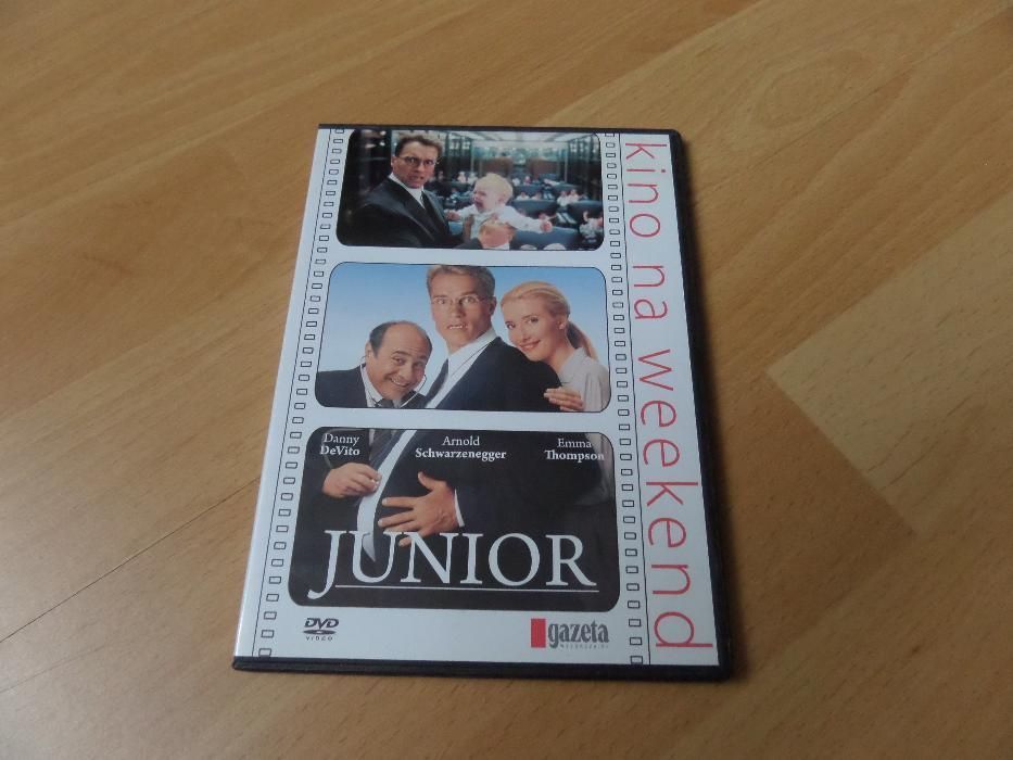 FILM DVD JUNIOR Arnold Schwarzenegger Danny DeVito Emma Thompson NOWY