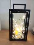 Lampion metalowy duży
